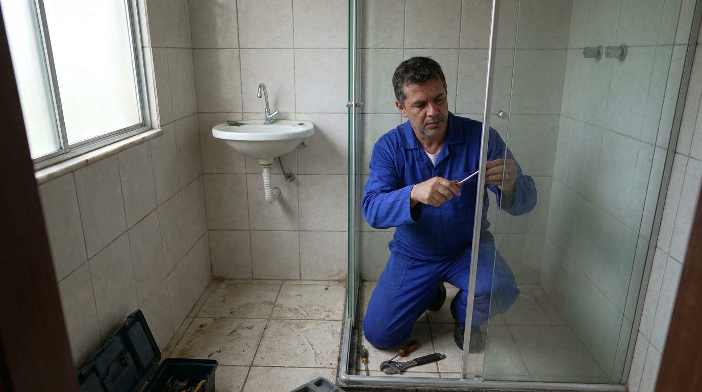 Troca de Roldanas e Trilhos em Viamão‑RS
